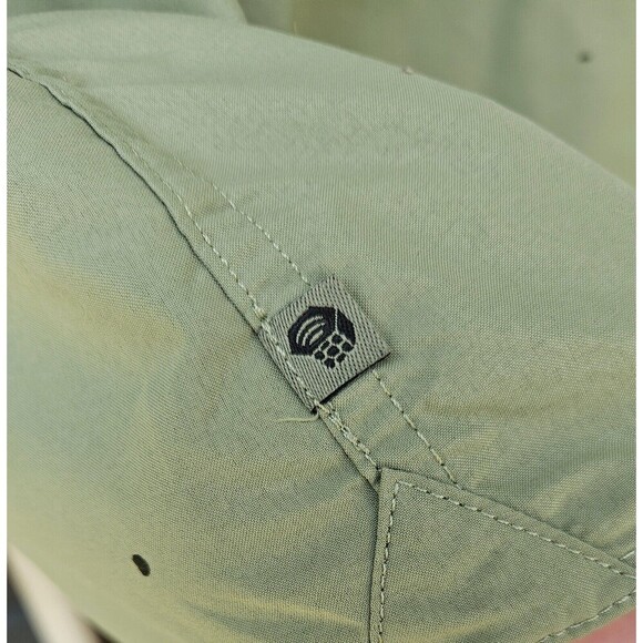 Mountain Hardwear Greenstone Olive Button Down Long Sleeve Shirt Sz L Gorpcore - Picture 11 of 11